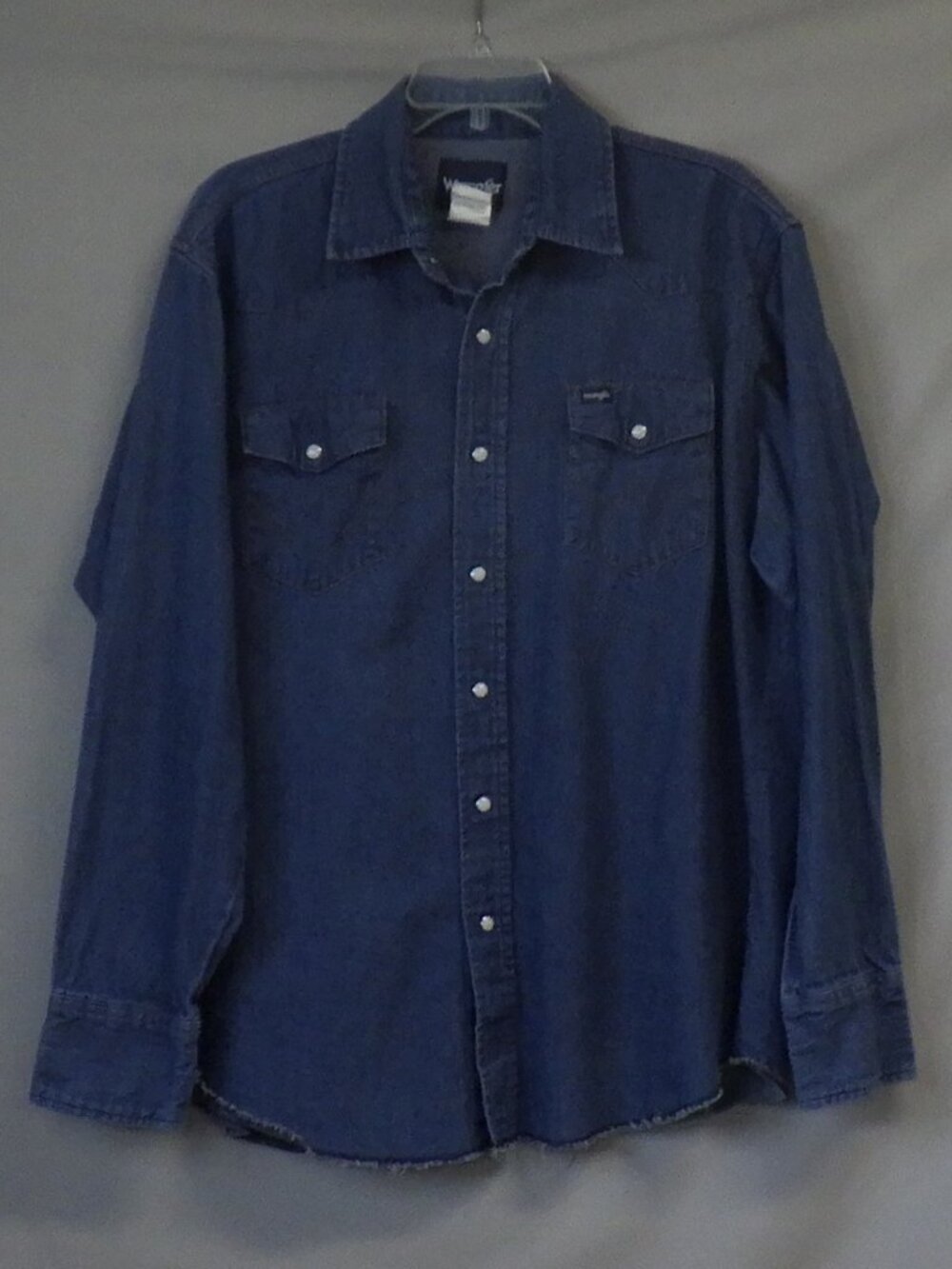 Men's Wrangler Long Sleeve Jean Shirt